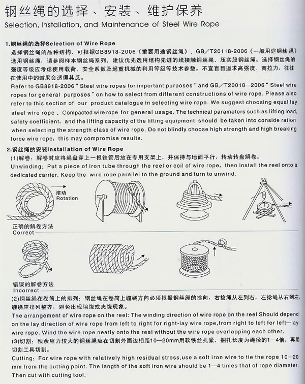 随车吊钢丝绳